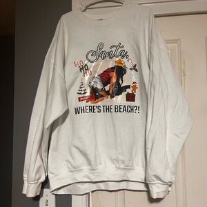 SNOOKI SHOP where’s the beach Christmas crew neck